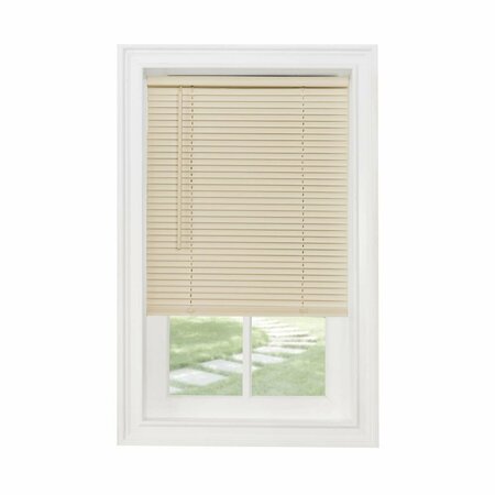 EYECATCHER 27 x 72 in. GII Morningstar Cordless Vinyl Light Filtering Mini Blinds, Alabaster EY2740430